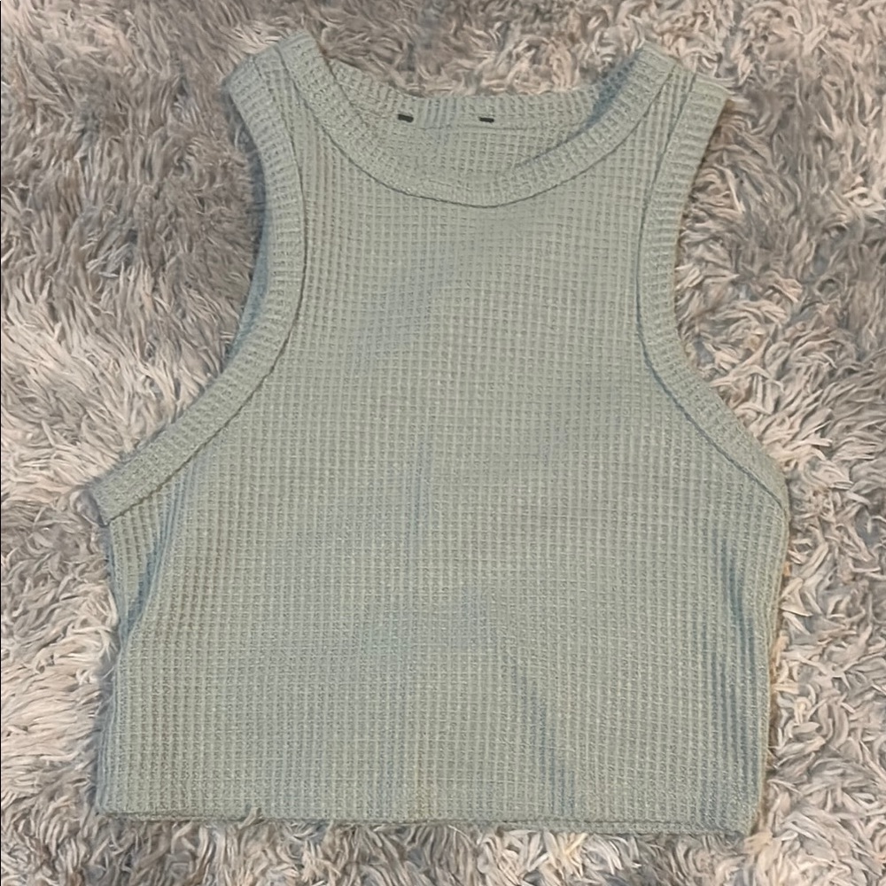 Sleeveless Knit Top - Green